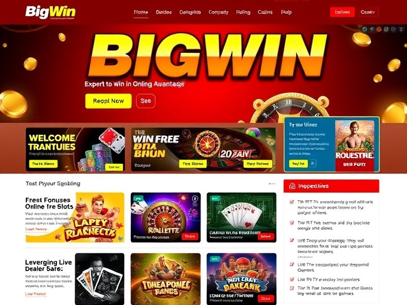 Welcome to BigWin.com, your ultimate destination for online gambling excellence. Explore top slot machines, poker, blackjack, and more. Claim exclusive bonuses and learn how to boost your big win potential today.